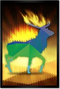 Poszterek keretben 40x60 Szarvas modern kép