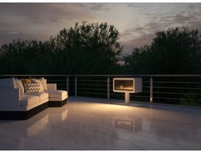 InFire - BIO kandalló 82,5x78 cm 3kW fehér