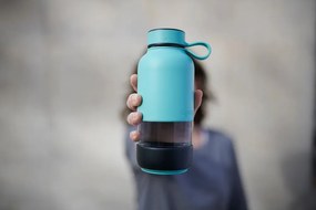 Türkiz üveg utazó ivópalack 500 ml To Go – Lékué