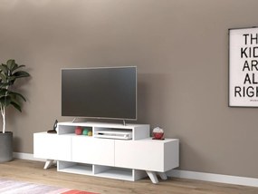 TV asztal/szekrény Duvabu (fehér) . Akció -21%. 1095353