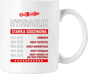 Bögre Vízvezeték szerelő kulcs fehér 330ml