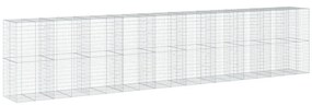 horganyzott vas gabion kosár fedéllel 950 x 100 x 200 cm