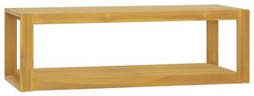 Tömör tíkfa falra szerelhető fürdőszobaszekrény 110x45x35 cm