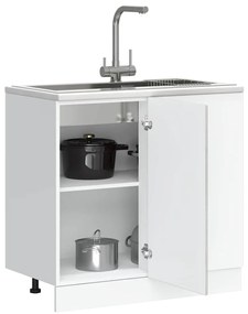 “Lyon” mosdó alapszekrény beton szürke színű műfa