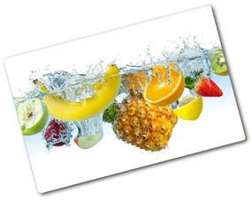 Edzett üveg vágódeszka Gyümölcsök víz alatt pl-ko-80x52-f-77771645