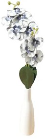 Tirana mű orchidea szál élethű művirág kék fehér