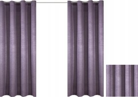 Függöny kész karikák átvezető 140x250 Glitz Eurofirany lila