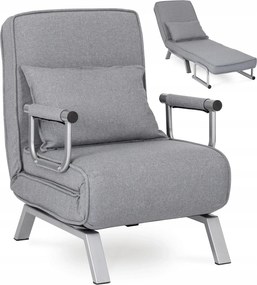 Dönthető fotel szürke, BART