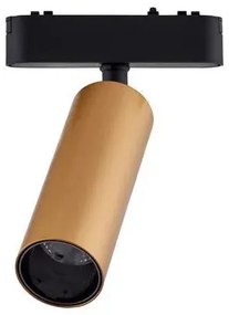Eurolamp, Mágneses sínre szerelhető Ultra Slim lámpa fekete/bronz, 7W, 40V, 3CCT