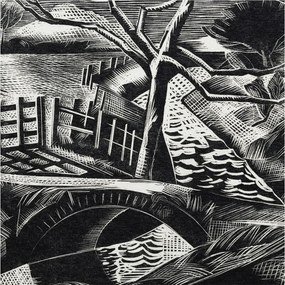 Dekoratív fali tapéta 3D hatással Építészeti táj 250x250