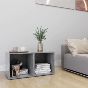 2 db betonszürke szerelt fa TV-szekrény 37 x 35 x 37 cm