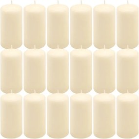 Gyertya készlet 11,5 cm Ø 6 cm 18 db krém