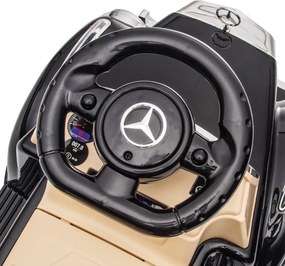 AIYAPLAY Gyermekeknek való Utazóautó, Mercedes Benz Design 300 S, Fekete