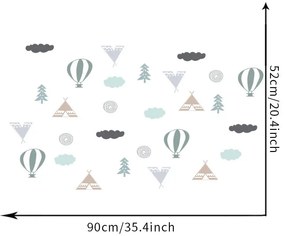 Falmatrica "Teepee és puff" 8 - 9 cm
