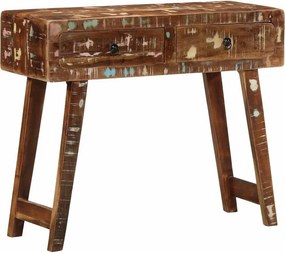 vidaXL tömör újrahasznosított fa tálalóasztal 90x32x75 cm