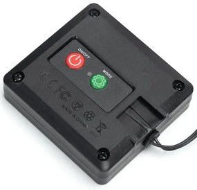 Aigostar - LED napelemes lánc 148 LED/2x1,2m IP65 meleg fehér ivy