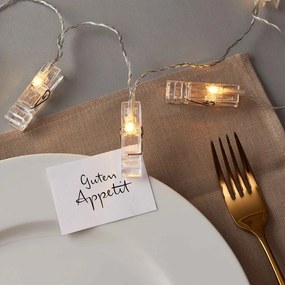 CLIP ART LED égősor USB csatlakozóval, csipesz 10 égővel