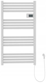 Erga Pago, elektromos radiátor 540x960 mm digitális termosztáttal, 500W, matt fehér, ERG-LAV-GRZE-E-ALU-960540-WH
