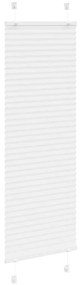 pliszírozott redőny Fehér 50x100 cm szövetszélesség 49,4 cm