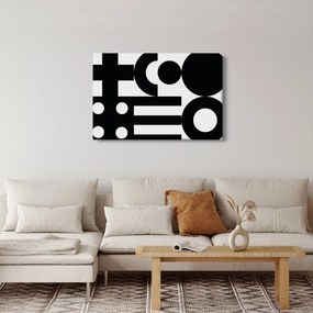 Kép - Geometriai absztrakció N⁰3 (90x60 cm)