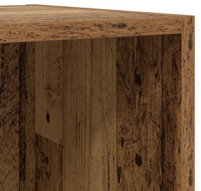 TV szekrények - 4 db régi fa - 37 x 35 x 37 cm - Mérnöki fa