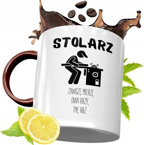 Bordó Bögre Asztalosnak Születésnapra Ajándék fényképes nyomattal