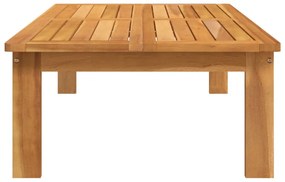 vidaXL tömör akácfa kerti asztal 100 x 60 x 30 cm