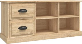 vidaXL sonoma tölgy színű szerelt fa fali TV-szekrény 102x35,5x47,5 cm