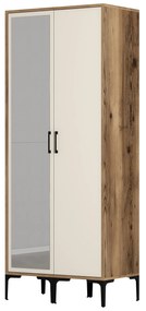 Ruhásszekrény Kiara RS (dió + krém). 1088543