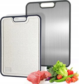 Vágódeszka 2 az 1-ben Titán Konyhai Nagy Prémium 38x26cm