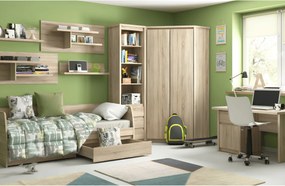 Polc, DTD laminált, tölgy sonoma, NORTY TYP 19