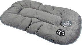 Szürke velúr fekhely kutyáknak 87x55 cm Flakes – Love Story