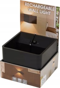 Modern LED-es fali lámpa újratölthető Fali Lámpa Meleg Fehér