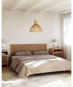 Natúr színű kőrisfa ágytámla 175x70 cm Beyla – Kave Home