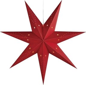 Piros függő karácsonyi fénydekoráció Saturnus – Markslöjd