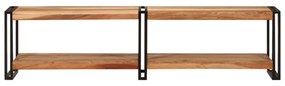 tömör akácfa TV-szekrény 160 x 30 x 40 cm