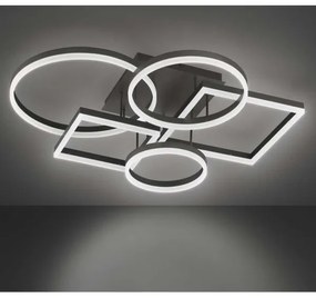 Wofi 11981 - LED Dimmelhető felületre szerelhető csillár VAASA LED/80W/230V