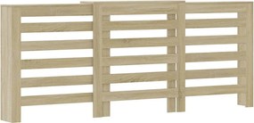 vidaXL sonoma tölgy szerelt fa radiátorburkolat 205 x 21,5 x 83,5 cm