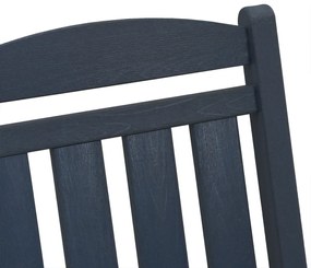 3 Darabos Kert Lounge Szett Tengerészkék HDPE