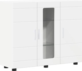 vidaXL Fából Készült Szekrény Fehér 88,5 x 30,5 x 73 cm Faanyag