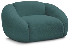 Türkiz buklé fotel Tina – Bobochic Paris