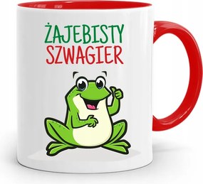 Sógornak Piros Bögre Születésnapi Ajándéknak, fényképes nyomattal