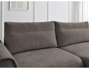 Barna sarokkanapé Aden – Bobochic Paris