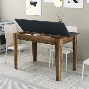 Étkező asztal Kiev 504 - Walnut, Anthracite