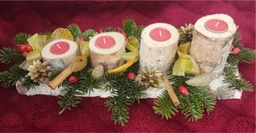 Adventi koszorú, asztali dekoráció [S5]