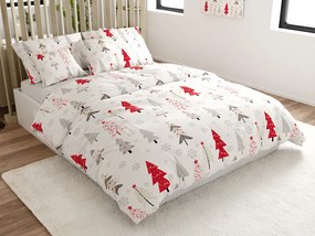 Mikroszálas ágyneműhuzat JINGLE fehér Ágyneműhuzat mérete: 2 db 70 x 90 cm | 200 x 220 cm