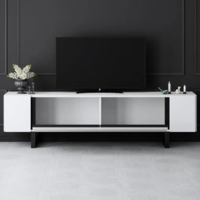 TV szekrény Yildiz - White, Black