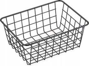 Elegáns Filum drótkosár fekete színben ideális tároláshoz