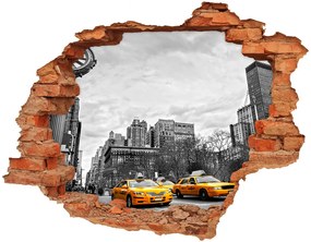 3d-s lyuk vizuális effektusok matrica New york taxi nd-c-58379614