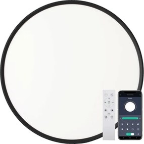 Fulgur s-43040-LED Dimmelhető lámpatest NOMY-RC LED/40W/230V 3000/4000/6500K IP40 fekete+távirányító